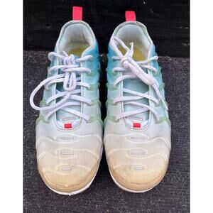 NIKE AIR VAPORMAX PLUS MINT FOAM LASER BLUE WOMENS SIZE 9 *READ*